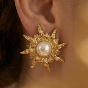 Sunburst Pearl Studs