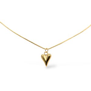 Small Golden Heart Necklace
