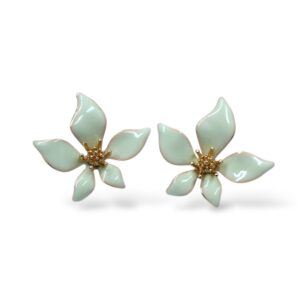 White Fleur De Studs