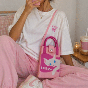 Cute Cat Korean Sling Bag