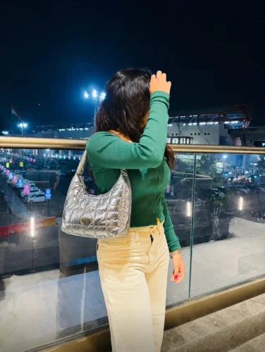 Silver Cloud Puffer Bag photo review