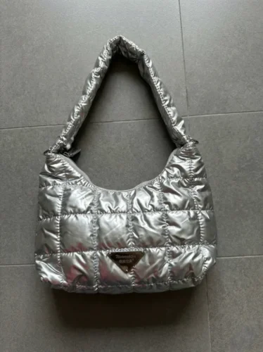 Silver Cloud Puffer Bag photo review