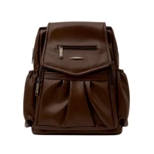 Women`s Stylish Brown College Backpack